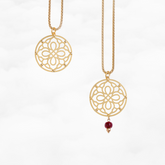 Auspicious Origin Large Pendant Necklace Gold